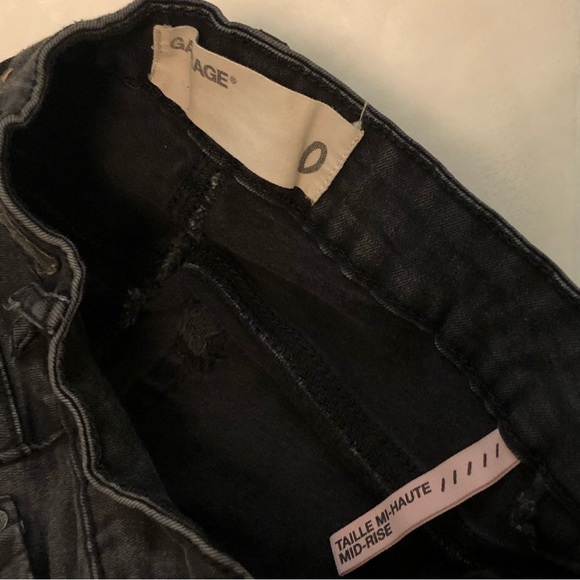 Garage Ripped Black Skinny Jeans - Picture 4 of 6